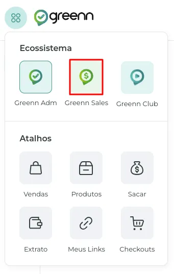Lista de ferramentas com o Greenn Sales