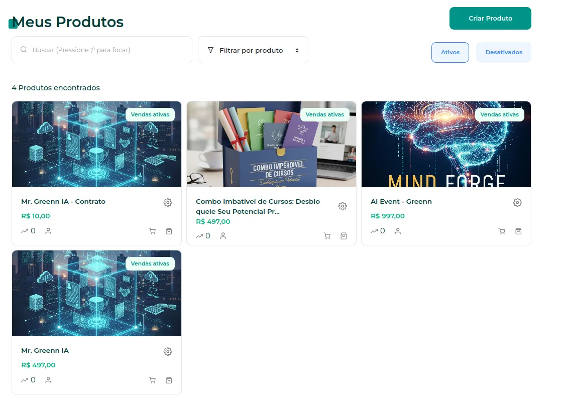 Produto do order bump aprovado