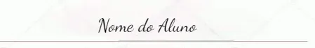 Fonte aplicada ao nome no certificado