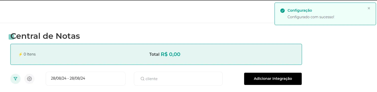 Integração com o Sigame concluída