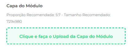 Campo Capa do Módulo