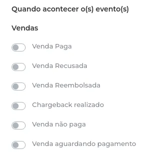 Opção Vendas