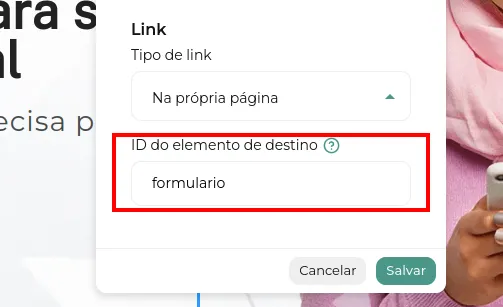 No meu caso nomeei como "formulario".