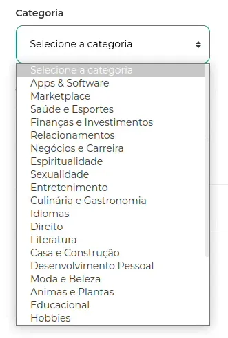 Campo de categoria