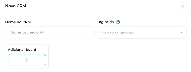 Tela do passo: Nesse local você poderá adicionar as seguintes informações
