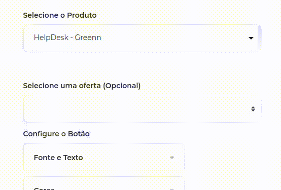 Lista de produtos com o item Produto Afiliado