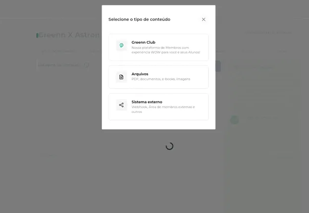 Gravação mostrando Sistema Externo e Entrega Via Webhook