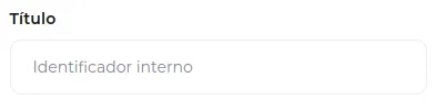 Tela do passo: Título