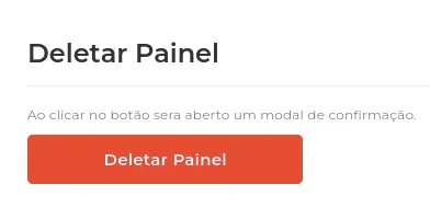Botão Deletar Painel