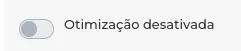 Opção para habilitar a otimização do pixel