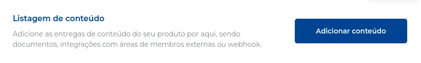 Botão Adicionar Conteúdo