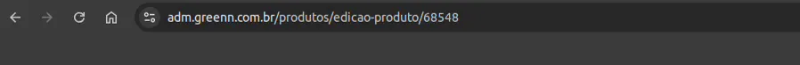 Gravação localizando o ID do produto na URL