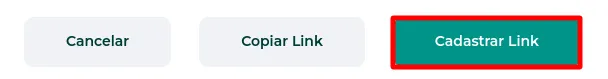 Botão Cadastrar Link