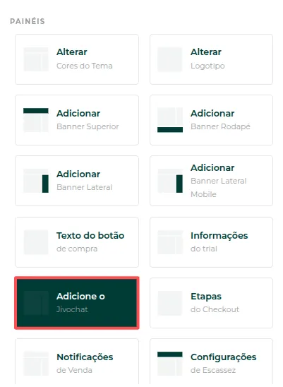 Campo para o JivoChat
